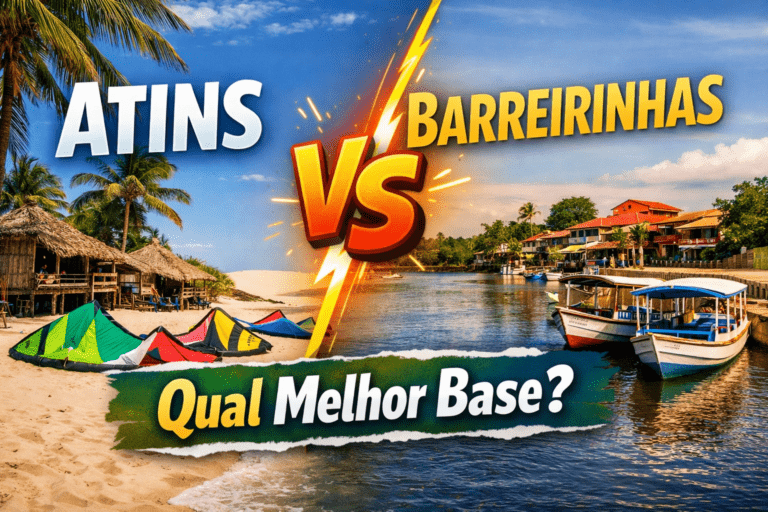 Comparativo entre Atins e Barreirinhas